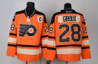 Philadelphia Flyers #28 Claude Giroux Orange NHL Jerseys