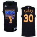 Golden State Warriors #30 Stephen Curry black NBA Champions jerseys