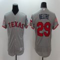 2016 Texas Rangers #29 Adrian Beltre gray Flexbase Authentic Collection Jersey