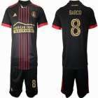 2021-2022 Atlanta United Club#8 BARCO black soccer jersey home