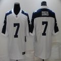 Dallas Cowboys #7 Trevon Diggs white blue Nike Color Rush Limited Jersey