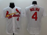 2016 St.Louis Cardinals #4 Yadier Molina elite white MLB baseball Jersey