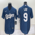 Nike Los Angeles Dodgers #9 Gavin-Lux blue throwback majestic baseball Jerseys-BD 01