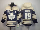 Toronto Maple Leafs #19 Joffrey Lupul Blue kid NHL Hooded Sweatshirt