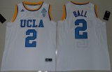 2017 UCLA Bruins Lonzo Ball 2 College Basketball Authentic Jersey - White