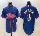 Philadelphia 76ers 3# Allen Iverson blue nba basketball jerseys Joint name-BD 01