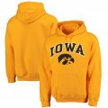 Fanatics Branded Iowa Hawkeyes Gold Campus Pullover Hoodie