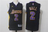 NBA Lonzo Ball #2 Los Angeles Lakers black nba Swingman Jersey