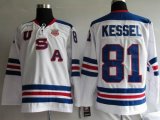 NHL 81# KESSEL white usa olympic hockey jerseys