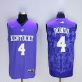 2016 Nike Kentucky Wildcats Rajon Rondo 4 Royal purple College Basketball Jersey