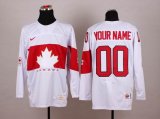 Custom 2014 canada olympic team white nhl jerseys