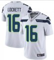 Seattle Seahawks Tyler Lockett #16 white Color Rush Limited Jersey