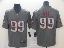 Nike Houston Texans #99 J.J. Watt gray fashion Color Rush Limited Jerseys