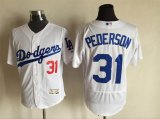 2016 Los Angeles Dodgers #31 Joc Pederson white Flexbase Authentic Collection Jersey