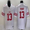 Nike San Francisco 49ers #13 Brock Purdy white Color Rush Limited Jersey 03