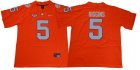 Clemson Tigers #5 Tee Higgins orange College Football Color Rush Limited Jersey-HJ