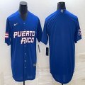 Puerto Rico Baseball blank 2023 World Baseball Classic Replica Player Jersey