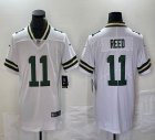 Green Bay Packers #11 Jayden Reed white nike Color Rush Limited Jersey