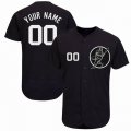 Custom New York Yankees black Flexbase baseball jerseys