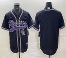 Nike Colorado Rockies blank black majestic baseball jerseys Joint name -BD 01