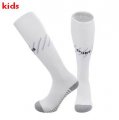 2023-2024 Tottenham Hotspur Club white kid soccer socks home