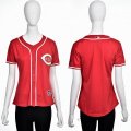 2016 women Chicago Cubs Blank red majestic baseball jersey