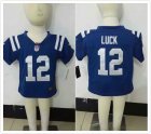 Indianapolis Colts #12 Andrew Luck blue nfl children jerseys