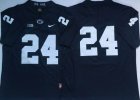 Penn State Nittany Lions #24 Miles Sanders Dark Blue NCAA Stitched Jersey