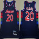 Nike Philadelphia 76ers #20 Niang blue red basketball Jerseys -XD