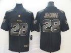 Oakland Raiders #28 Josh Jacobs Nike black gold Color Rush Limited Jersey