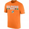 Miami Dolphins Nike Sideline Legend Staff Performance T-Shirt - Orange