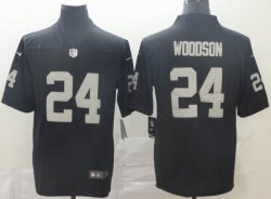 Oakland Raiders #24 Charles Woodson Nike black Color Rush Limited Jersey