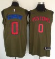 Detroit Pistons #0 Andre Drummond Green nike nba jersey