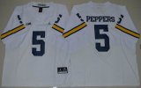 Jordan Brand Michigan Wolverines Jabrill Peppers 5 College Football Elite Jersey - White