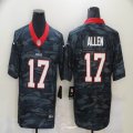 Nike Buffalo Bills #17 Josh Allen black camo Color Rush Limited Jersey-BD