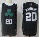 Nike Boston Celtics #20 Gordon Hayward Black NBA basketball Jersey