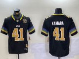 New Orleans Saints #41 Alvin Kamara Nike black Vapor F.U.S.E. Limited Jersey 02