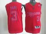 Adidas Los Angeles Clippers #3 Chris Paul Red NBA Christmas Jerseys