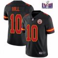 Youth Nike Kansas City Chiefs #10 Isiah Pacheco black Color Rush Limited Jersey