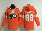 Philadelphia Flyers #88 Eric Lindros orange Ice Hockey Hooded Sweatshirt