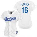 Los Angeles Dodgers #16 Andre Ethier white women majestic baseball Jerseys