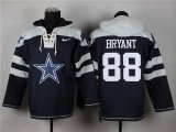 Nike Dallas Cowboys Dez Bryant #88 blue nfl Hooded Sweatshirt