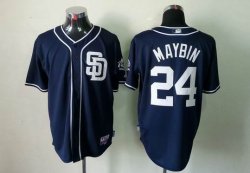 San Diego Padres MAYBIN 24 blue MLB jersey