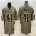 Nike New Orleans Saints #41 Alvin Kamara Salute to Service Retired Limited Jersey-BD