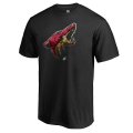 Men's Arizona Coyotes Fanatics Branded Black Midnight Mascot Big & Tall T-Shirt