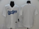 Nike Los Angeles Dodgers blank white majestic baseball Jersey