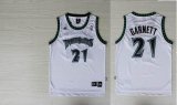 Adidas Minnesota Timberwolves 21 Kevin Garnett white basketball Jerseys