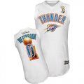 Oklahoma City #0 WESTBROOK White NBA Champion Jerseys