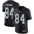 Youth Nike Oakland Raiders #84 Antonio Brown black Color Rush Limited Jersey