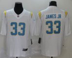 Chargers #33 Derwin James Jr Nike white Color Rush Limited Jersey